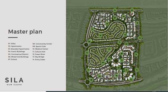 Master Plan for All of Sila Project in Mostakbal City New Cairo