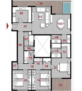 Double View House-238 m2-4 Bed-Part3-La Natura-Misr Italia-New Cairo IBC