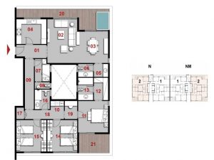 Double View House Corner-238 m2-4 Bed-Part3-La Natura-Misr Italia-New Cairo IBC