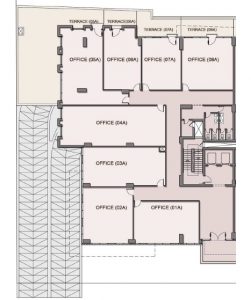 Floor Plan -Areas-Ground-Part3-Cairo Business Park-Executive Offices-New Cairo-Misr Italia