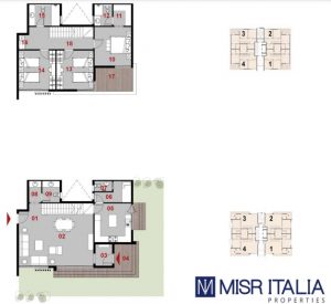 Garden Villa-235 m2-4 Bed-La Natura-Part3-Misr Italia-New Cairo IBC