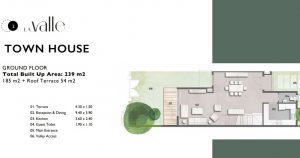 TownHouse-239 m2-Ground Floor-3 Bed-Part4-La Valle-Misr Italia-New Cairo IBC