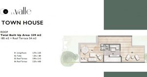 TownHouse-239 m2-Roof-3 Bed-Part6-La Valle-Misr Italia-New Cairo IBC