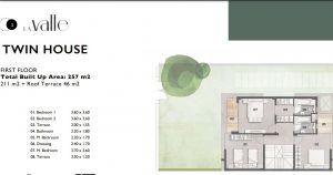 TwinHouse-257 m2-First Floor-4 Bed-Part4-La Valle-Misr Italia-New Cairo IBC