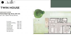 TwinHouse-257 m2-Groud Floor-4 Bed-Part3-La Valle-Misr Italia-New Cairo IBC