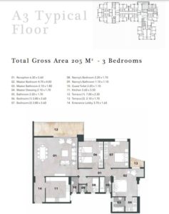 A3 Building-205 m2-Part 01-Vinci-New Capital-Misr Italia