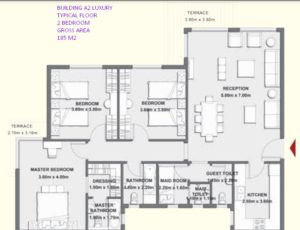 BUILDING A2 Luxury-2Bed-185 m2-part 02-IL BOSCO-Apartments -Misr Italia- New Capital