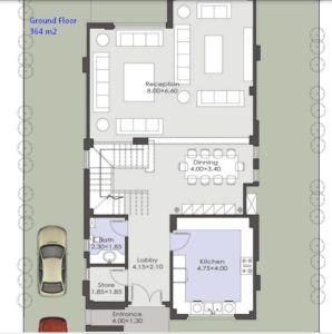 Modern Standalone-364 m2-Part 02-Lavista City-New Capital-Egypt