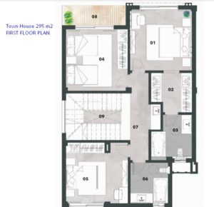 Town House-295 m2-Part 04-Vinci-New Capital-Misr Italia (1)