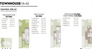 Town House 4B-258 m2-part 1-IL BOSCO-Villas-Misr Italia- New Capital