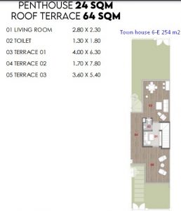Town House 6E-254 m2-part 4-IL BOSCO-Villas-Misr Italia- New Capital