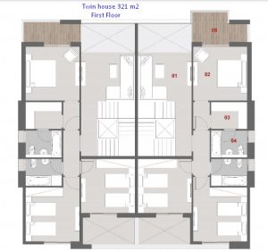Twin House-321 m2-part 5-IL BOSCO-Villas-Misr Italia- New Capital