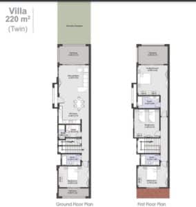 Twin Villa-220 m2-Bay East- North Coast-Lavista-Egypt