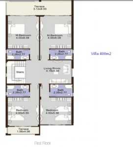 Villa-400 m2-part 03-Ras El Hikma- North Coast-Lavista