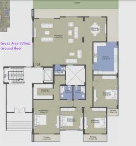 Ground Floor 330 m2-El-Patio Casa-Lavista-Shorouk City