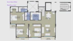 Third Floor 190 m2-Part1-El-Patio Casa-Lavista-Shorouk City