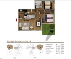 Garden Apartment AG4-100 m2-Part 02-MV ICity October-Club Park