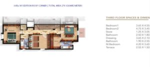 iVilla Sky Edition Roof Corner-270 m2-Third Floor-Part 02-MV ICity October-Club Park