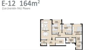 Apartment 164 m2-Part 01-Bleu Vert-New Capital-SED