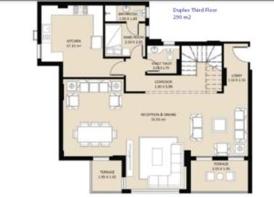 Apartment Type E 290 m2-Duplex Third Floor-Part 02-JAYD-New Cairo-Egypt