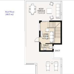 Town Villa 248.5 m2-Part 04-Blue Vert-New Capital-SED