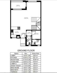 TownHouse 150 m2-part 01-CRETE ISLANDS MOUNTAIN VIEW RAS EL HIKMA