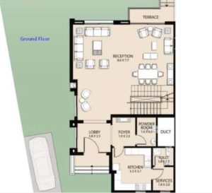 Twin Villa 291 m2-Part 02-Bleu Vert-New Capital-SED